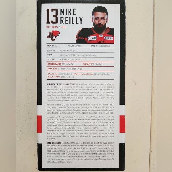 LOT BC Lion's CFL bobble heads - Picture 8 of 14